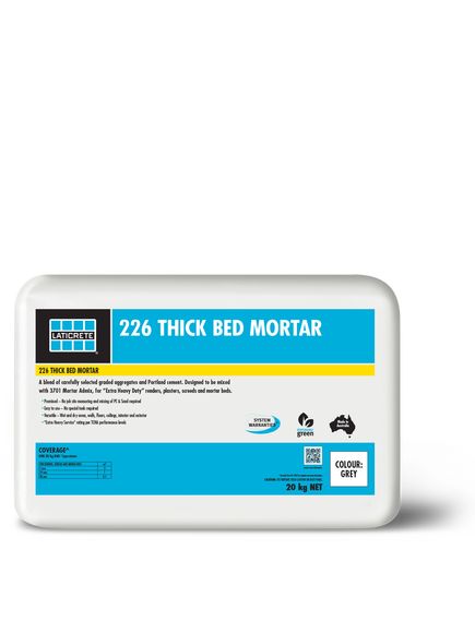 Laticrete 226 Thick Bed Mortar Grey 20kg Screed - Tradie Cart