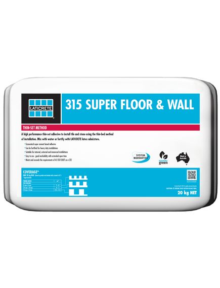 Laticrete 315 Super Off-White 20kg X56 Bags Polymer Modified Tile Adhesive - Tradie Cart