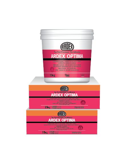 Ardex Optima 10kg Liquid & 6X 5kg Powder Kit Two Part Tile Adhesive - Tradie Cart