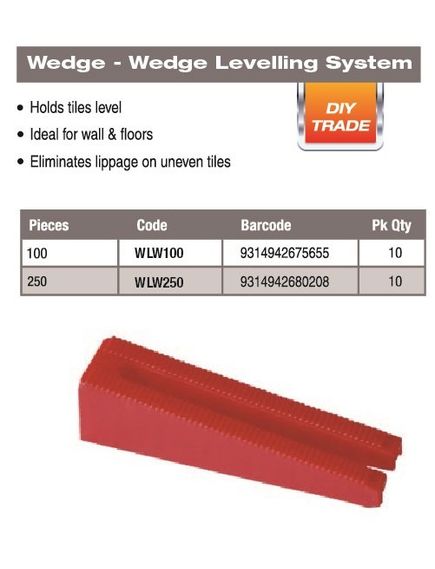 DTA Wedge Levelling Wedges  100pcs - Tradie Cart