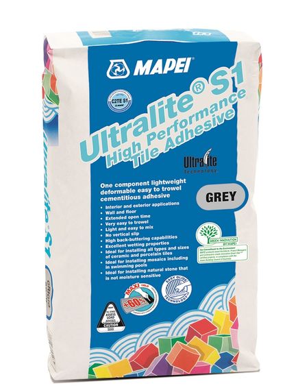 Mapei Ultralite S1 Grey 13.5kg Lightweight Tile Adhesive - Tradie Cart