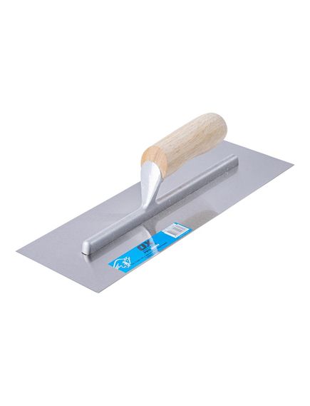 OX Tools Finishing Trowel with Timber Handle 115mm X 280mm - Tradie Cart