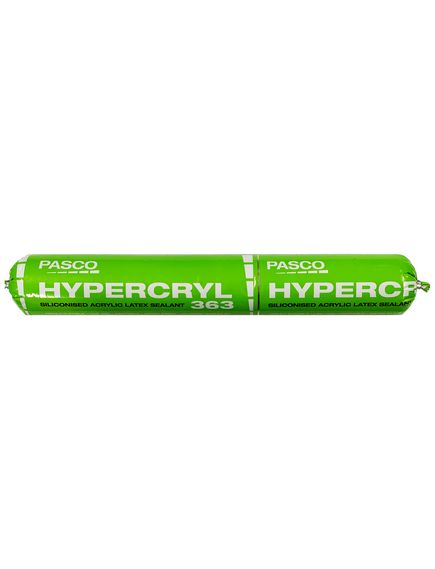 Pasco Hypercryl 363 Black 600ml Sausage Acrylic Latex Sealant - Tradie Cart