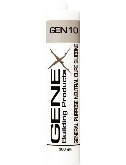 SA Genex General Purpose Grey 300ml Cartridge Neutral Cure Silicone - Tradie Cart