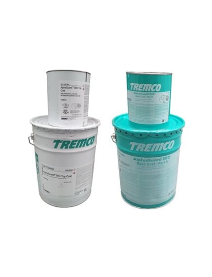 Tremco Alphaguard Top Coat Coat White 11.71 Litre Kit Top Coat Polyurethane Membrane - Tradie Cart