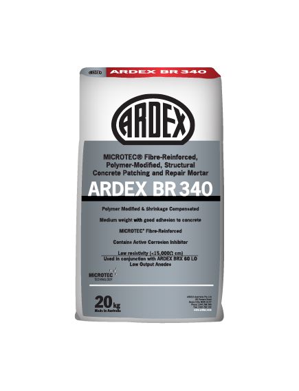 Ardex BR 340 20kg Structural Patch and Repair Mortar - Tradie Cart