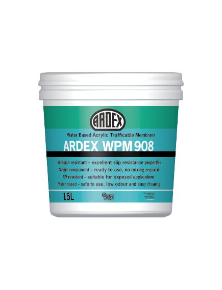 Ardex WPM 908 Grey 15 Litres Trafficable Membrane - Tradie Cart