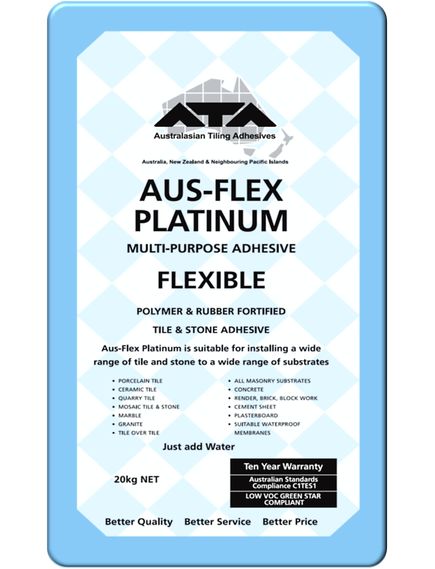 ATA Aus Flex Platinum Light Grey 20kg Tile Adhesive - Tradie Cart