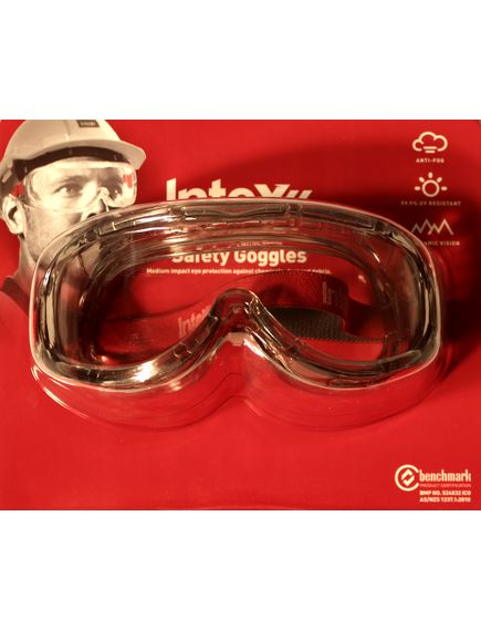 Intex Goggles Vented Anti Mist Wide Vision - Tradie Cart