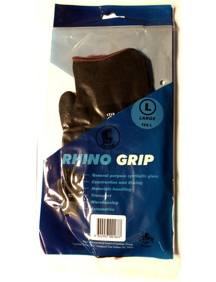 Knitted Nylon Spandex Grip Glove Large - Tradie Cart