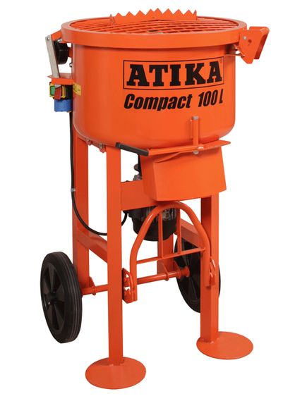 Atika Compact 100 Screed Mixer - Tradie Cart