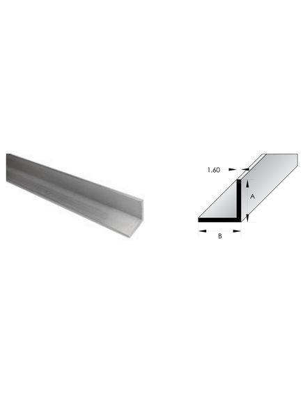 BAT Aluminum Geometric Angle 20mm X 32mm X 1.6mm X 3m Long - Tradie Cart