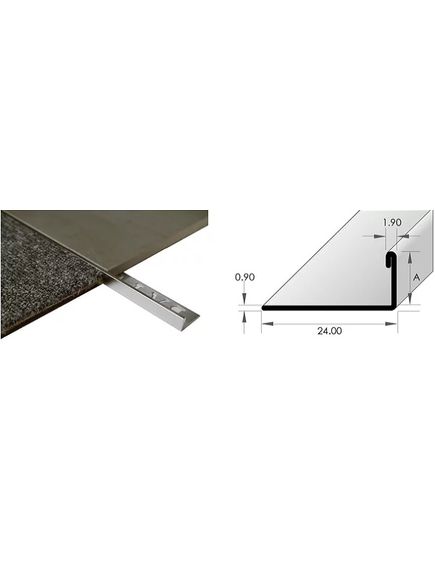 BAT Stainless Steel Tiling Angle 20mm X 3m - Tradie Cart