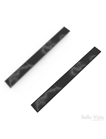 Bella Vista Tile Insert Grate Stainless Steel 800mm X 80mm X 25mm Deep - Tradie Cart