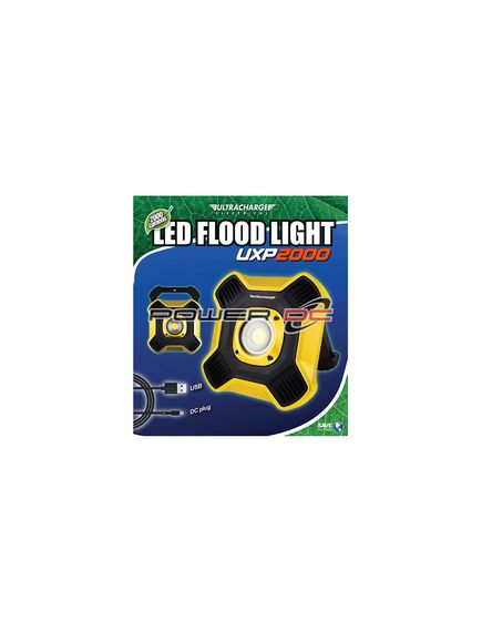 Power DC Ultracharge Led Flood Light 15 Watts Rechargeable Worklight - Tradie Cart