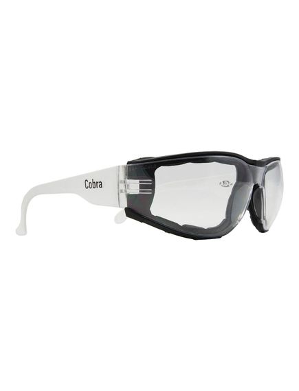 Cobra Safety Glasses Clear Anti-fog Lens (Foam Backed) - Tradie Cart