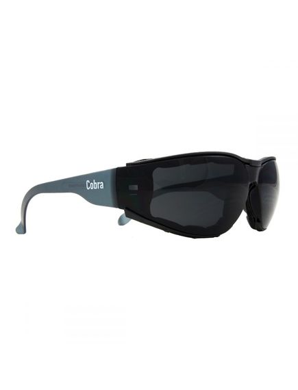 Cobra Safety Glasses Smoke Anti-fog Lens (Foam Backed) - Tradie Cart