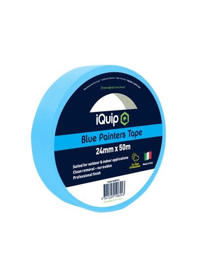 iQuip Blue Painters Tape 24mm - Tradie Cart