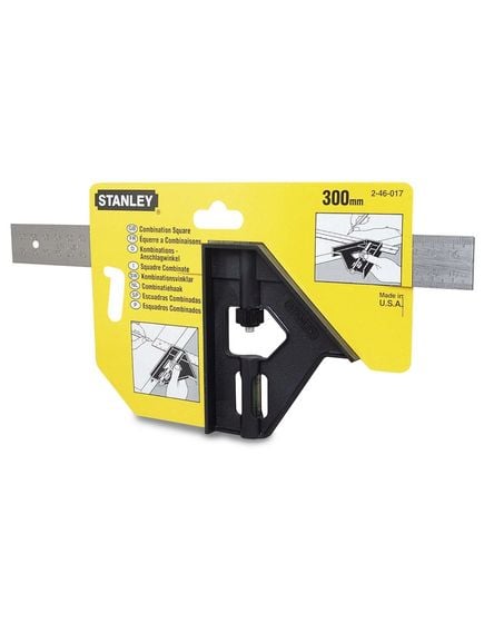 Stanley Lightweight Combination Square 300mm - Tradie Cart