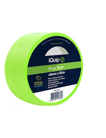 iQuip Green Envo Tape 48mm X 50m Roll - Tradie Cart