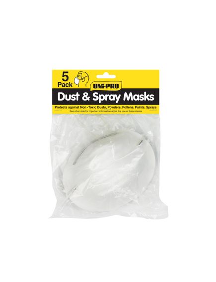 Uni Pro Dust Masks 5 Pack - Tradie Cart