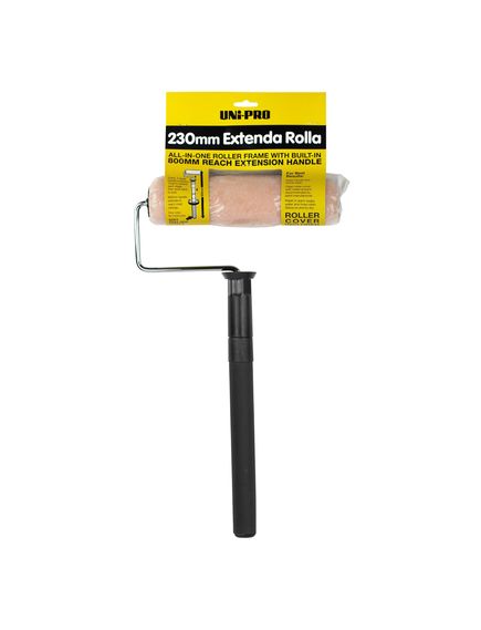 Uni Pro 230mm Extenda Rolla Cover & 800mm Extension Pole - Tradie Cart