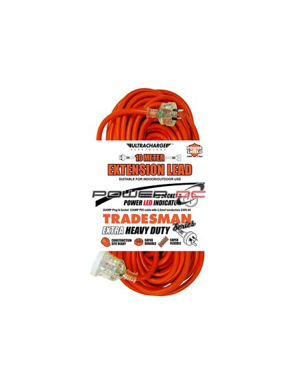 Power DC Ultracharge Tradesman 5m Heavy Duty Extension Lead - Tradie Cart