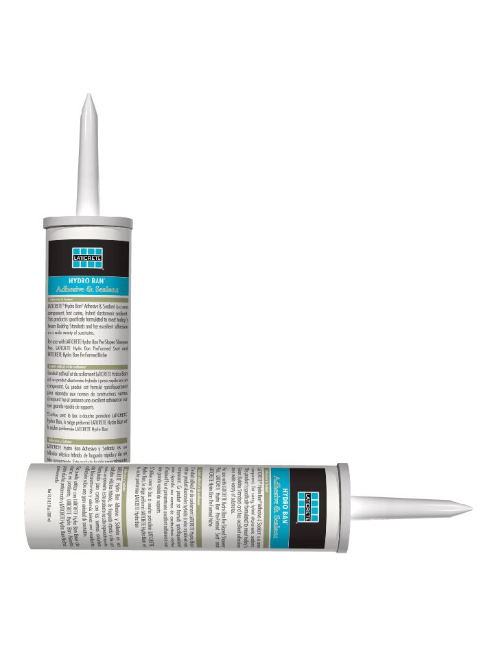 Laticrete HYDRO BAN Adhesive & Sealant Cartridge 6x305ml Waterproofing
