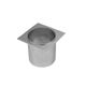 Lauxes Waste Outlet Silk Silver 50mm - Tradie Cart