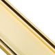 Lauxes Slimline Tile Insert Matte Gold 100mm X 26mm - Tradie Cart