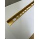 DTA Aluminum Tiling Angle Brushed Gold 8mm X 3m - Tradie Cart