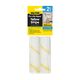 Uni Pro Little Ripper 100mm Yellow Stripe Fabric Covers 2 Pack 11mm Nap - Tradie Cart