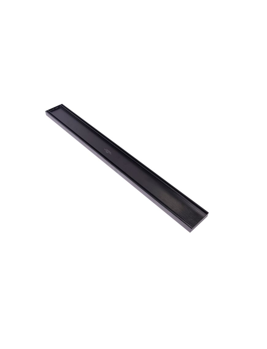 Lauxes Slimline Tile Insert Midnight Black 100mm X 26mm - TradieCart